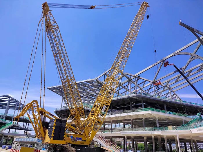 【全球之履】泉州站 XGC400-I——體育館建設(shè)大顯身手！