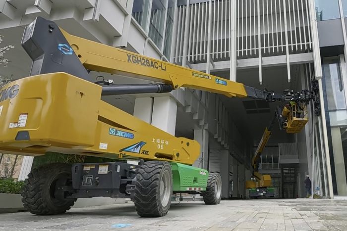 徐工產(chǎn)品，給力！XGH28AC-Li施工紀實
