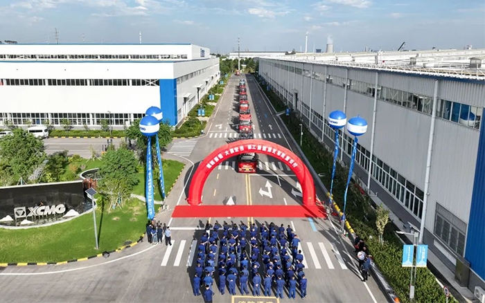 發(fā)車！100+徐工新能源電動叉車盛大交付