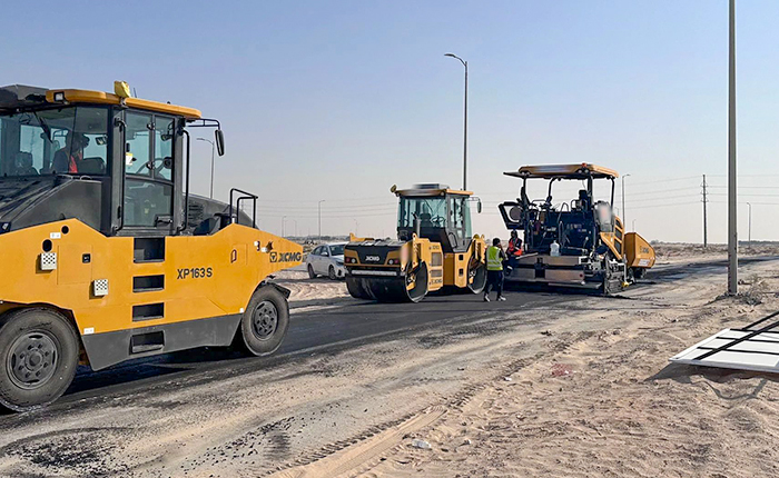 徐工成套化道路設(shè)備助力沙特2030愿景！