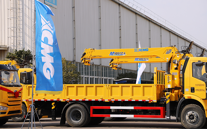 助力城市建設(shè)新征程！徐工隨車(chē)起重機(jī)M SQS157-4批量發(fā)車(chē) 