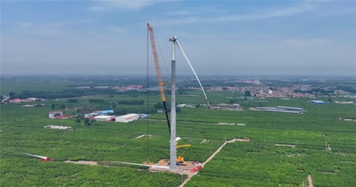 “全球第一吊”再臨燕趙！166米，XCA4000助力華北綠電