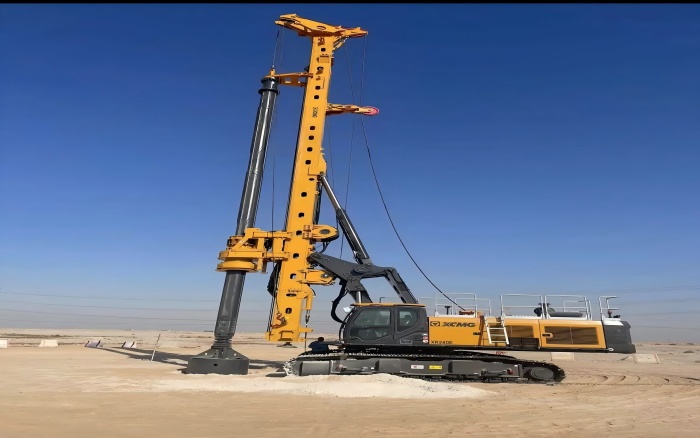 提速中東房建！徐工旋挖鉆機(jī)單日累計(jì)進(jìn)尺200m