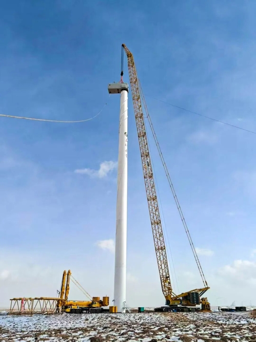 階段任務(wù)圓滿完成！XLC18000M一口氣拿下20臺(tái)風(fēng)機(jī)，為綠色地球加油~