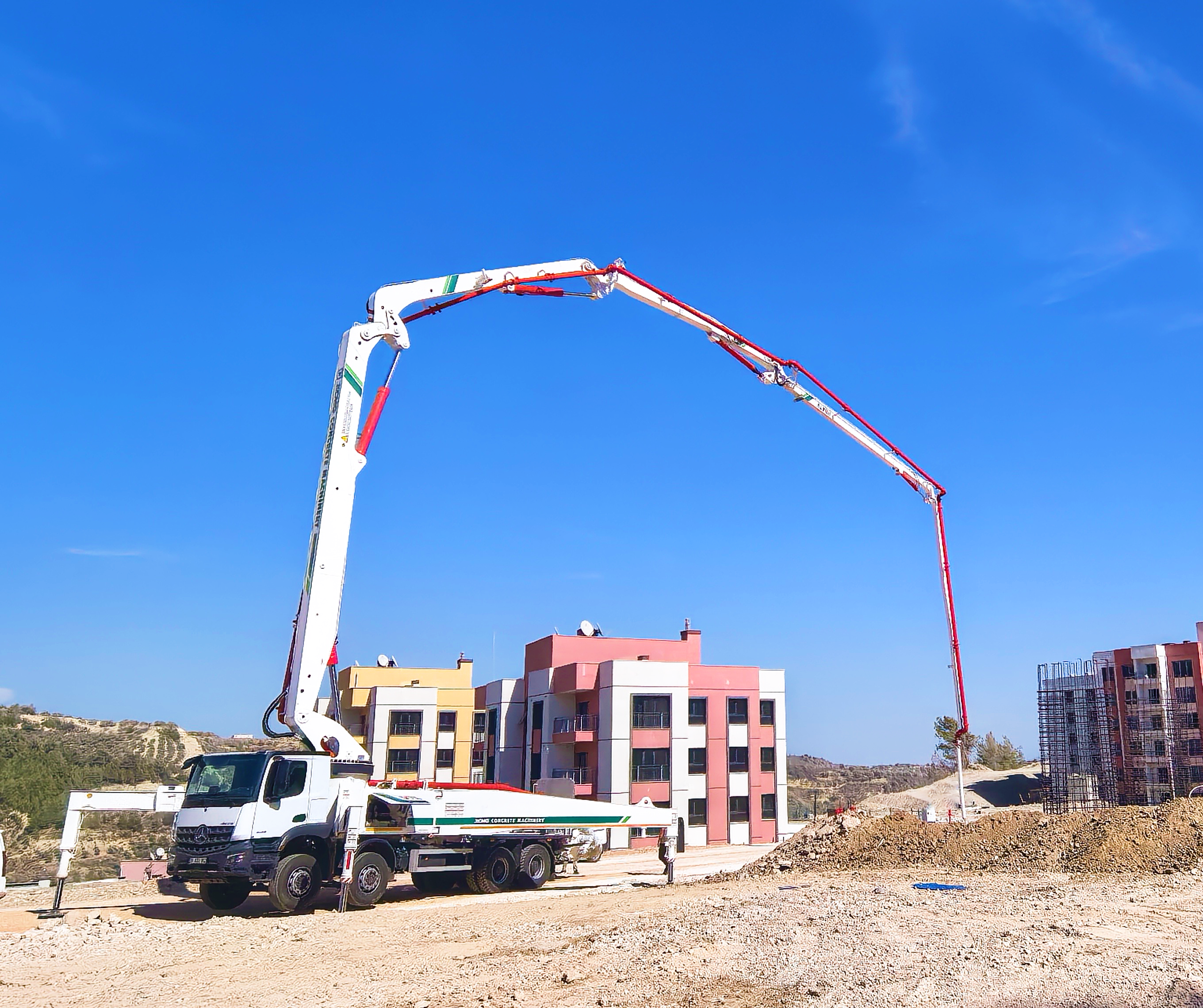 徐工HB47V泵車(chē)閃耀土耳其